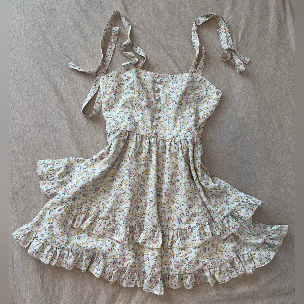 Floral Layered Cami Dress